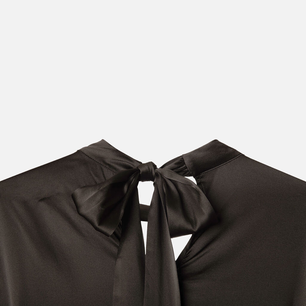 Veronica Beard Black Silk Blouse