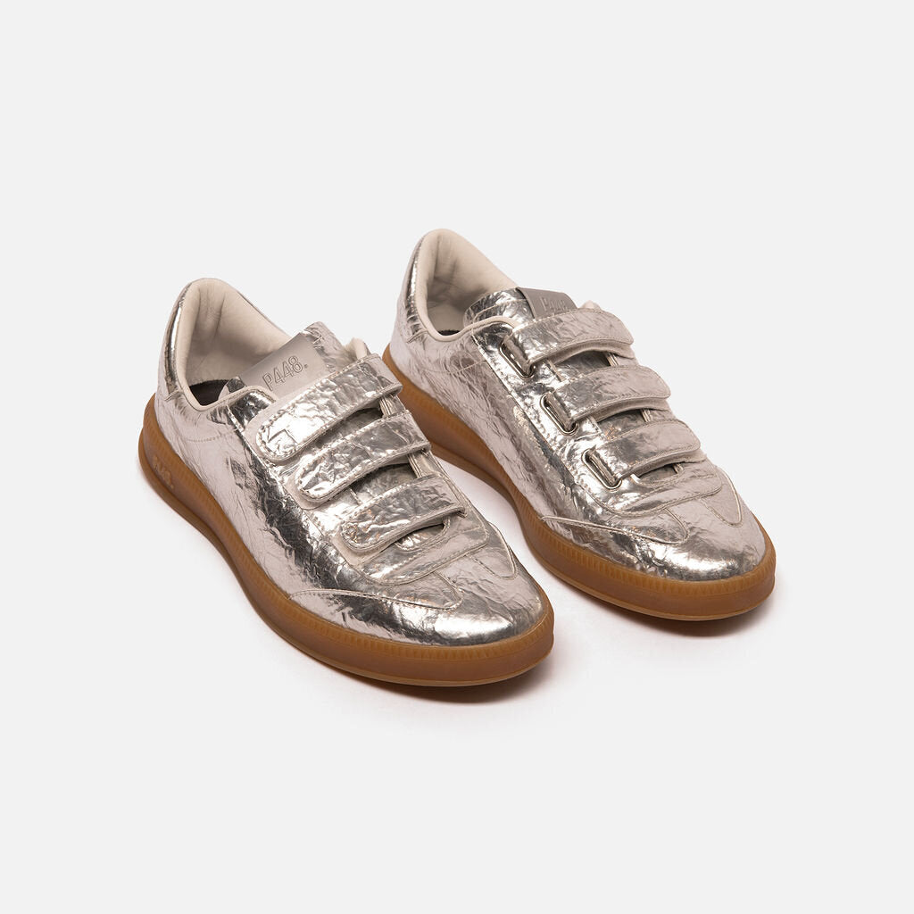 PP48 Metallic Velcro Sneakers