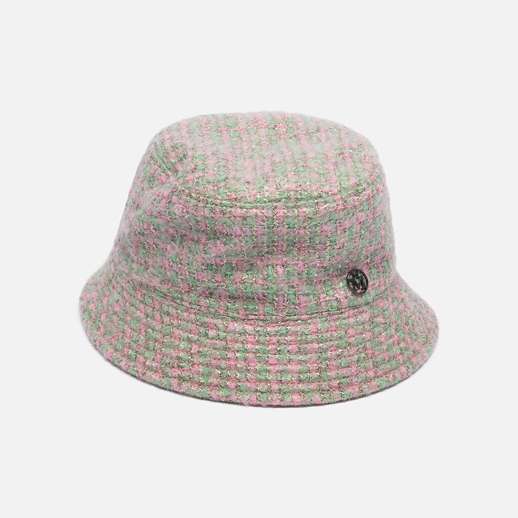 Maison Michel Paris Tweed Bucket Hat