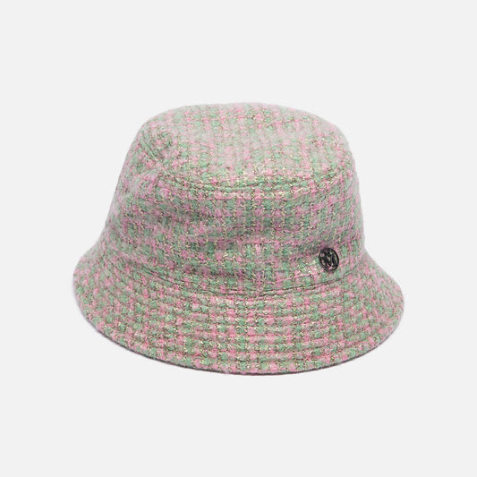 Maison Michel Paris Tweed Bucket Hat