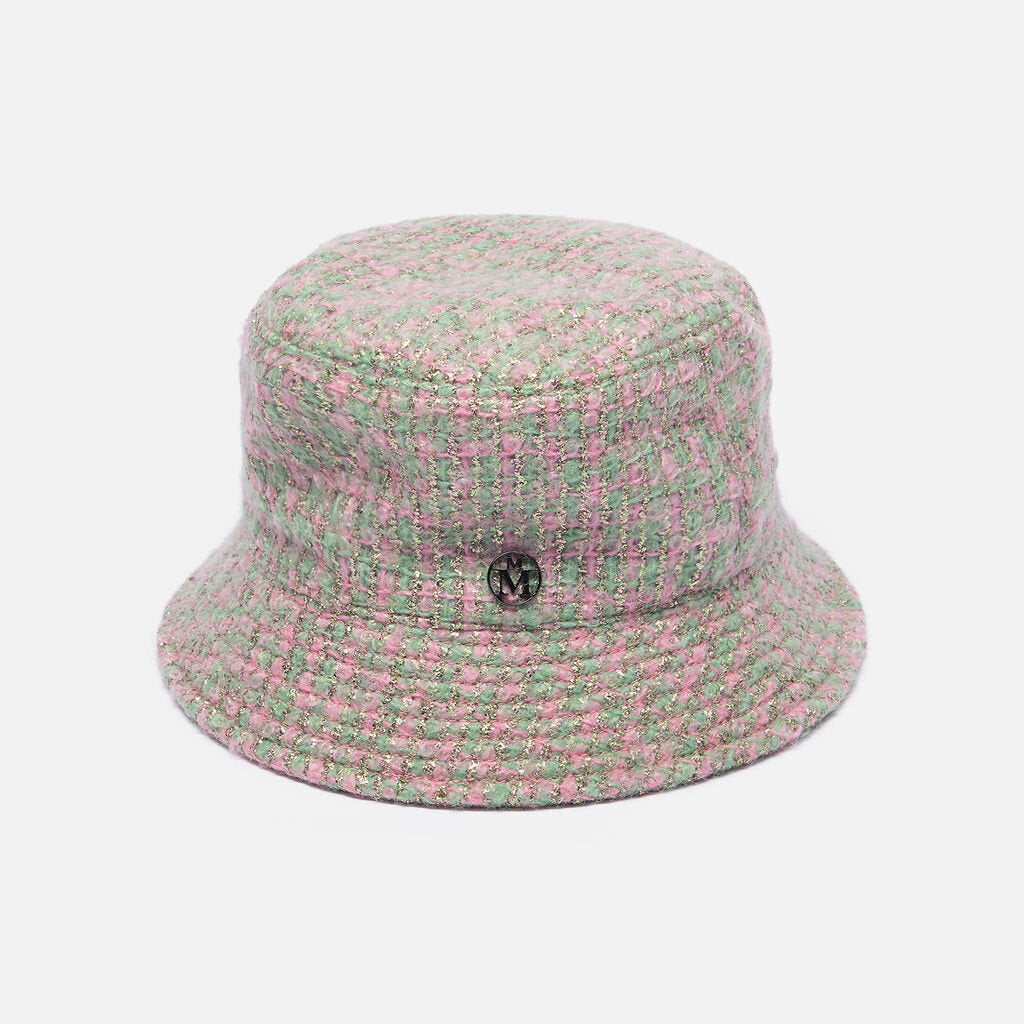 Maison Michel Paris Tweed Bucket Hat