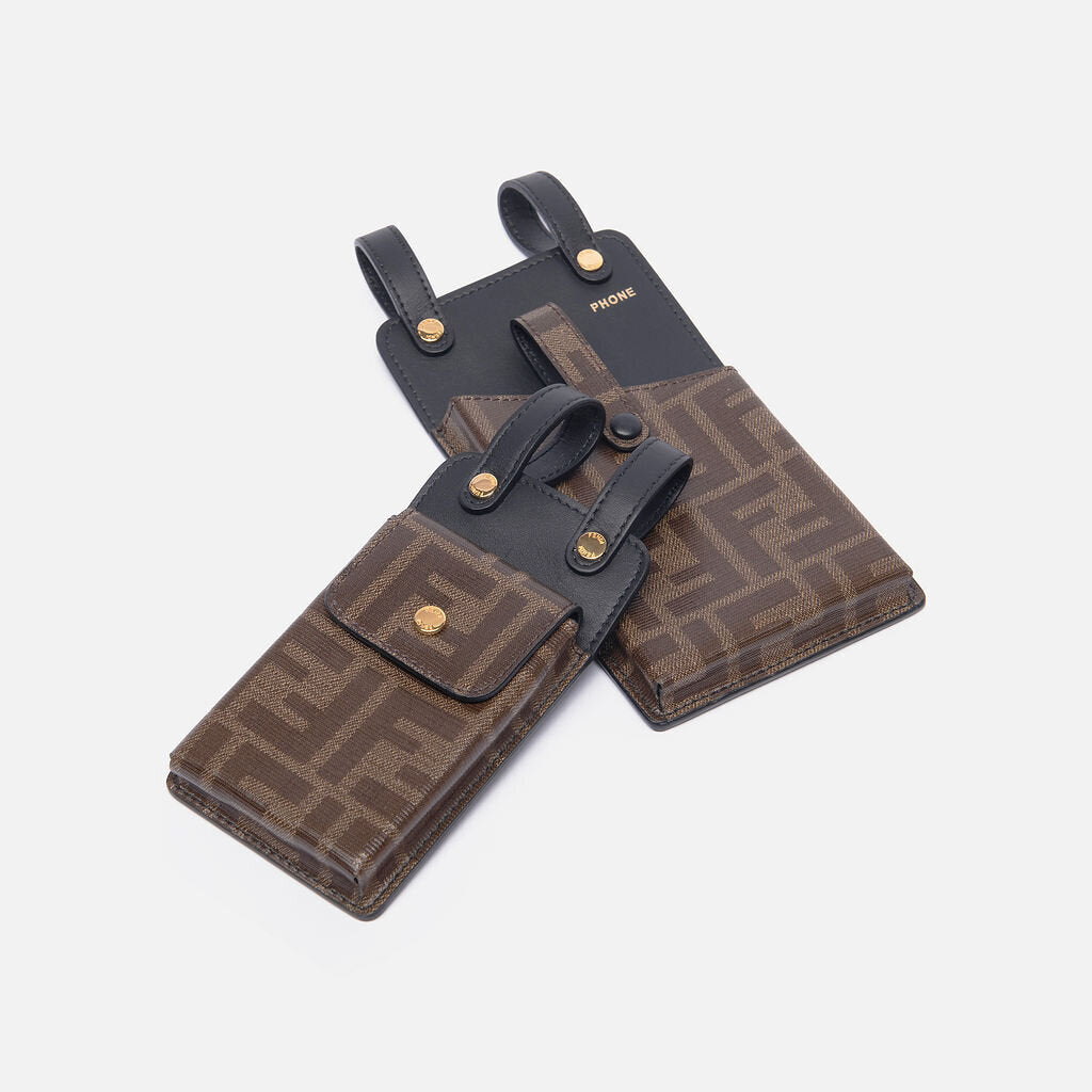 Fendi Zucca Coated Canvas Utility Tool Belt