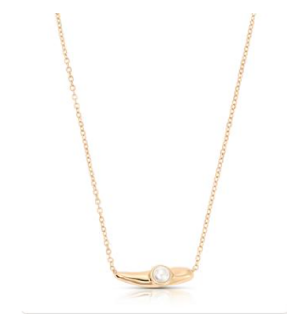 Liquid Pearl Necklace YG