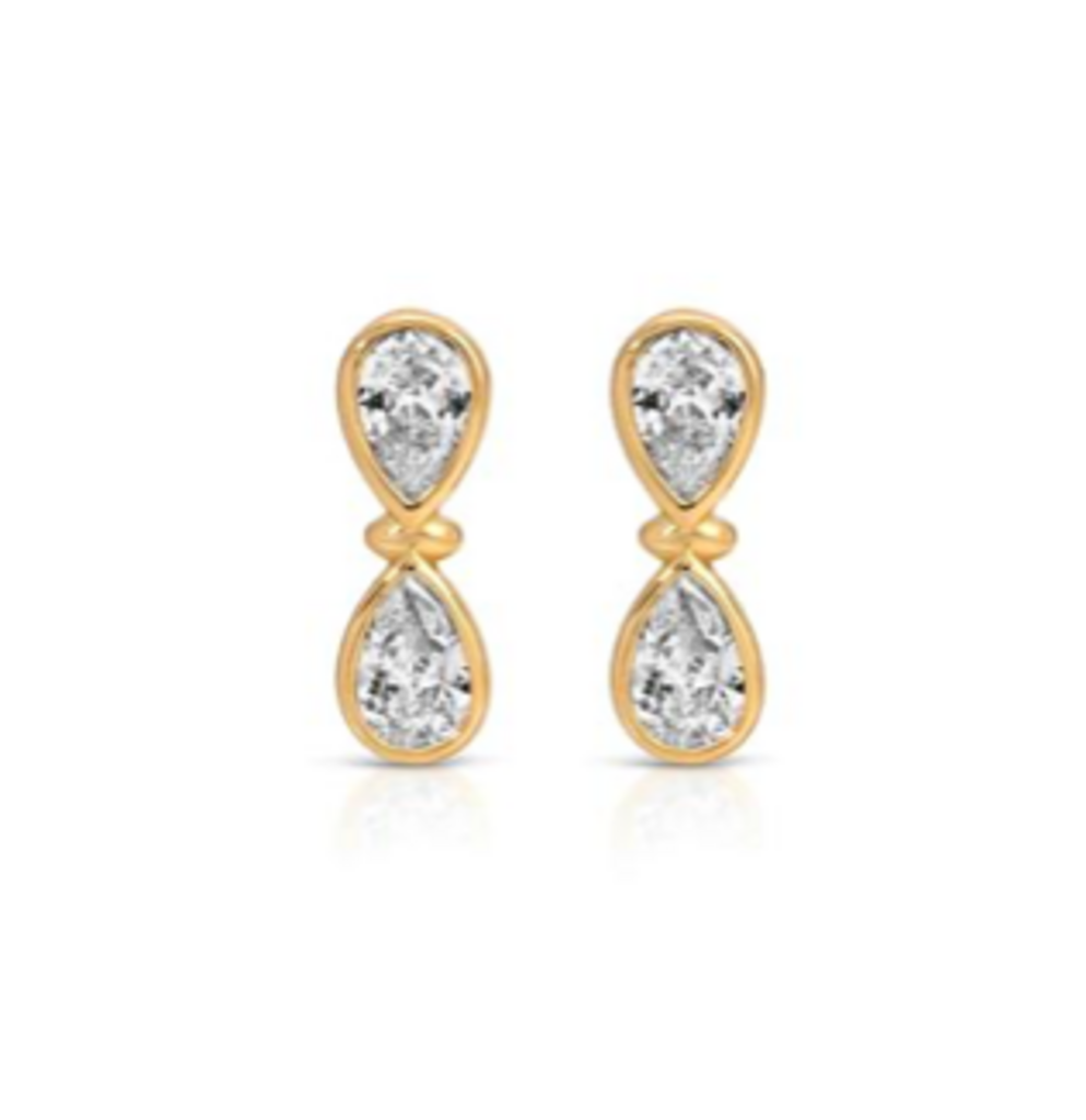 Infinity Crystal Studs YG