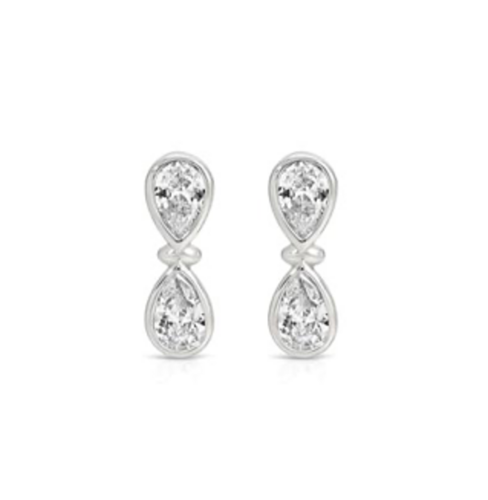 Infinity Crystal Studs WG