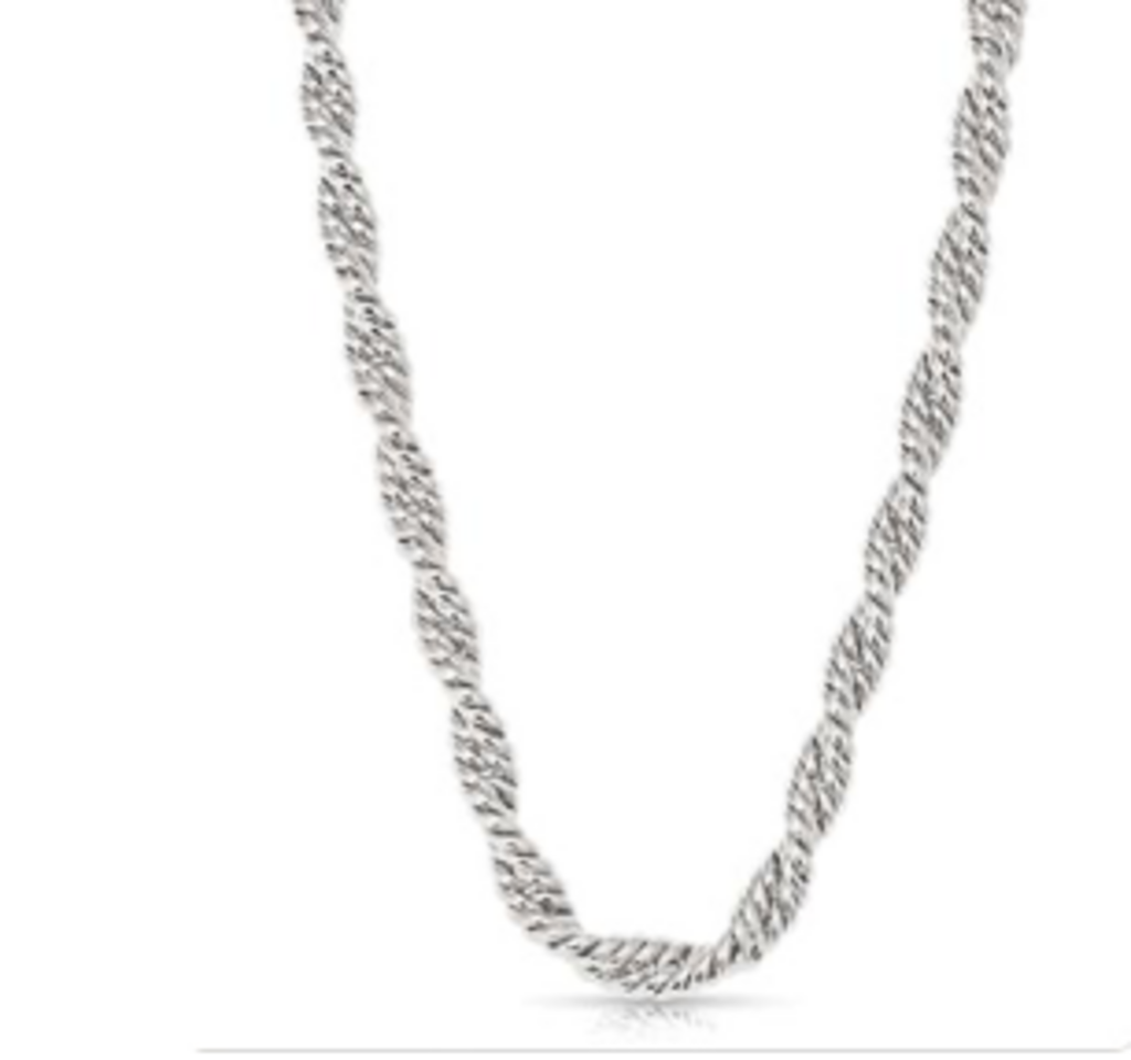 Twisted Strands Necklace WG