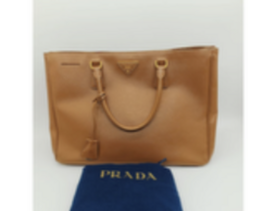 Brown Saffiano Galleria Tote