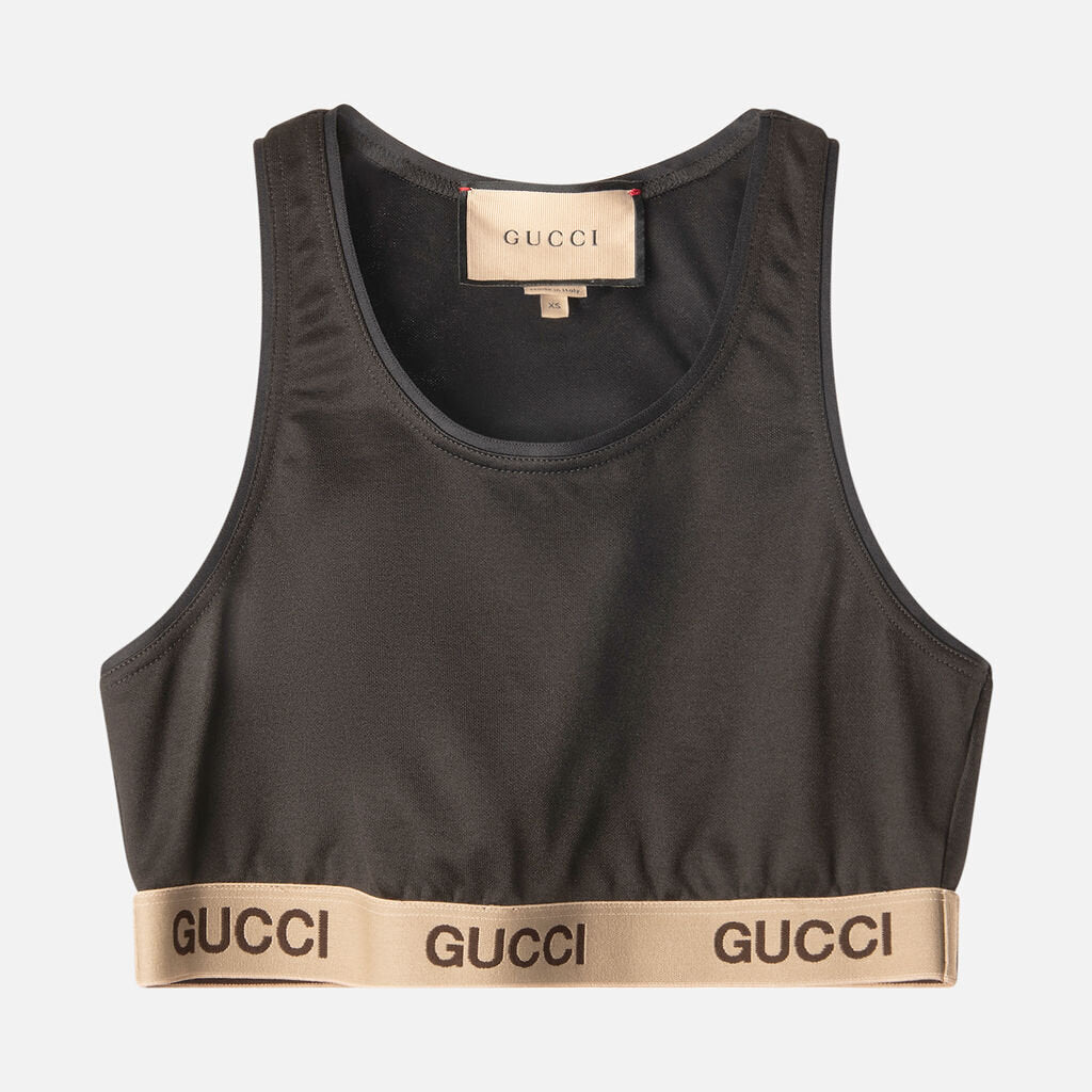 Gucci/North Face Black Sports Bra