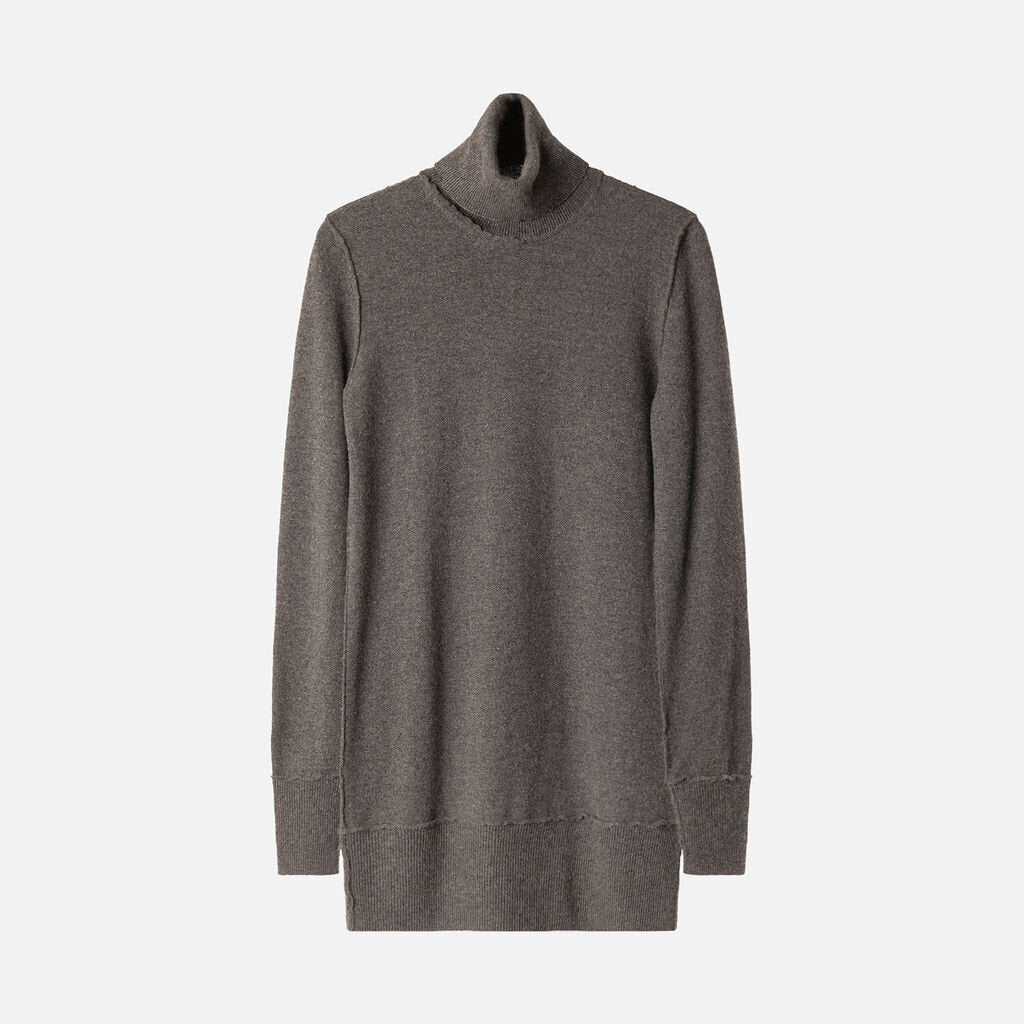 Dolce & Gabbana Grey Wool Turtleneck Sweater