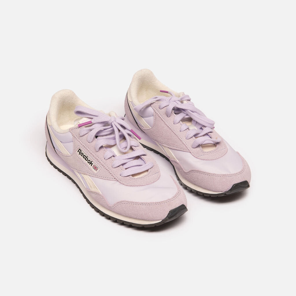 Reebok Purple Nylon & Suede Sneaker