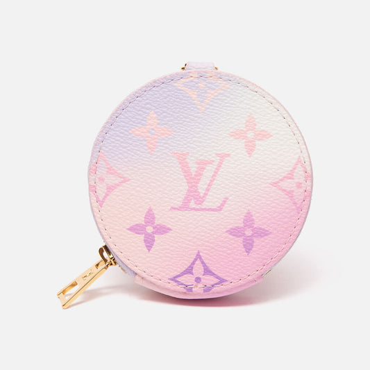 Louis Vuitton Purple Ombre Monogram Round Coin Purse