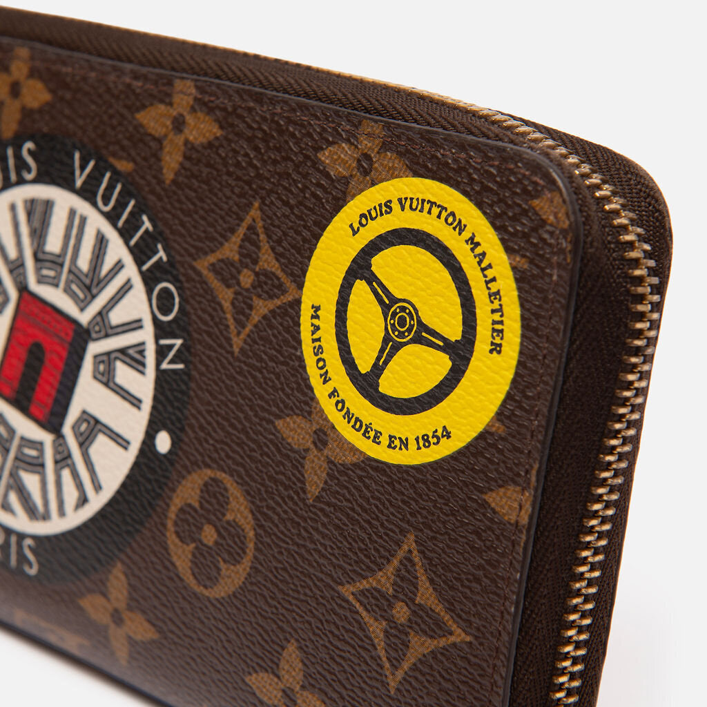 Louis Vuitton Brown Multicolor Patches Wallet