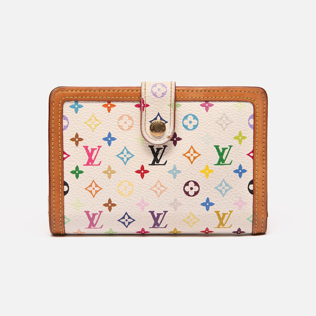 Louis Vuitton White Murakami Wallet