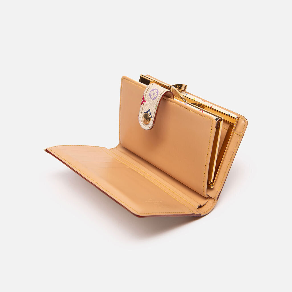 Louis Vuitton White Murakami Wallet