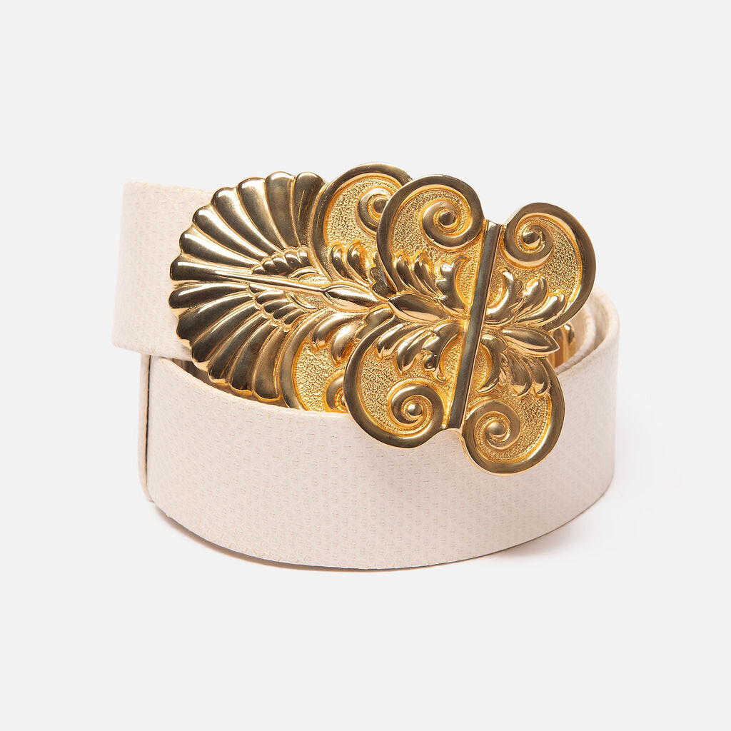 Alekis Kirk Gold Buckle With Exchangeable Belts