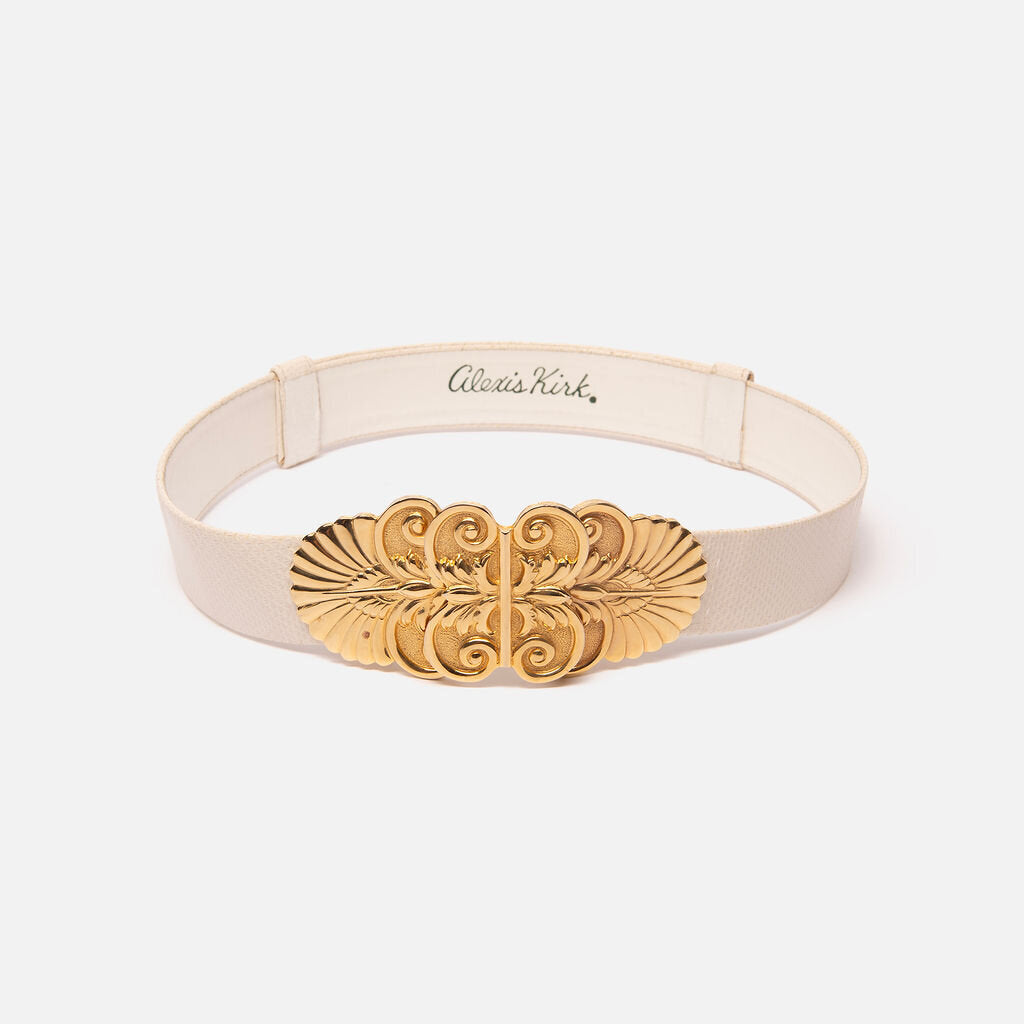 Alekis Kirk Gold Buckle With Exchangeable Belts