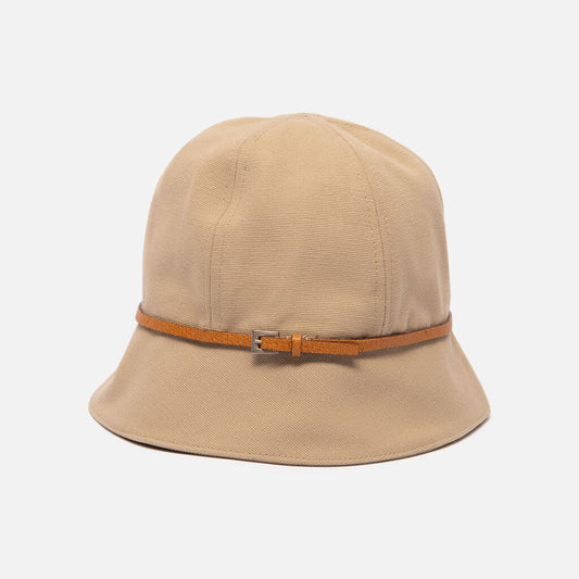 Prada Beige Canvas Bucket Hat