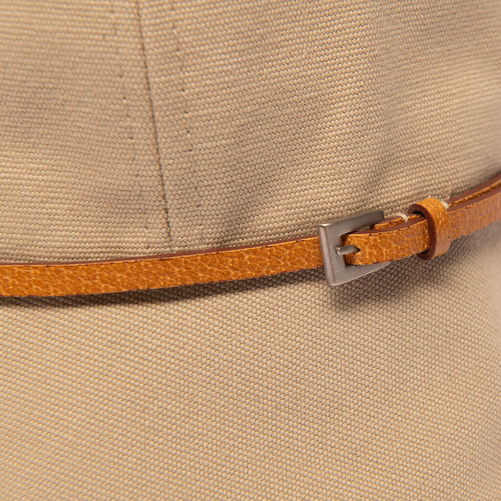 Prada Beige Canvas Bucket Hat