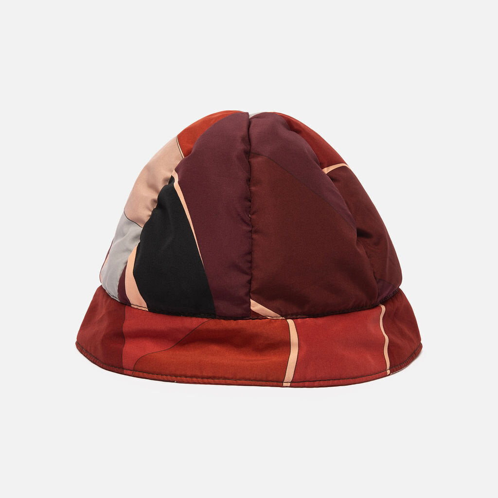 Emilio Pucci Red Poly Blend Bucket Hat