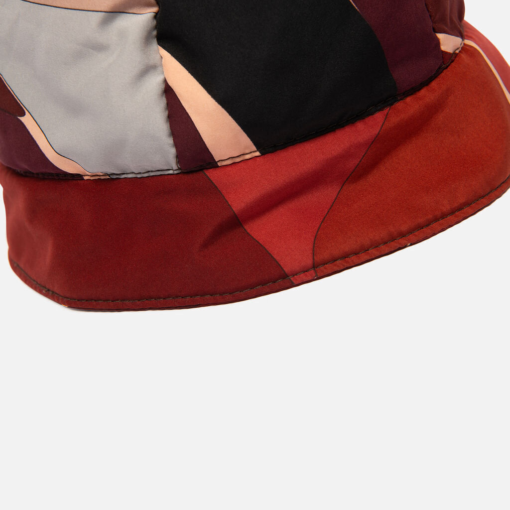 Emilio Pucci Red Poly Blend Bucket Hat