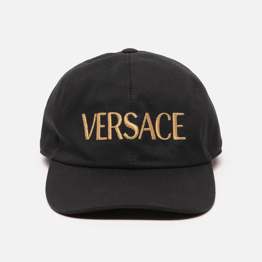 Versace Black Logo Baseball Cap
