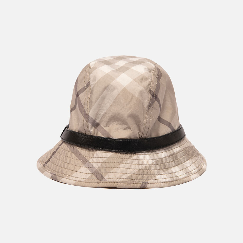 Burberry Check Pattern Bucket Hat