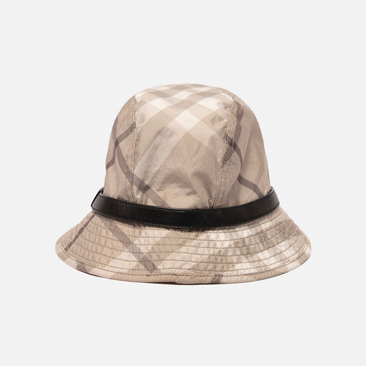 Burberry Check Pattern Bucket Hat