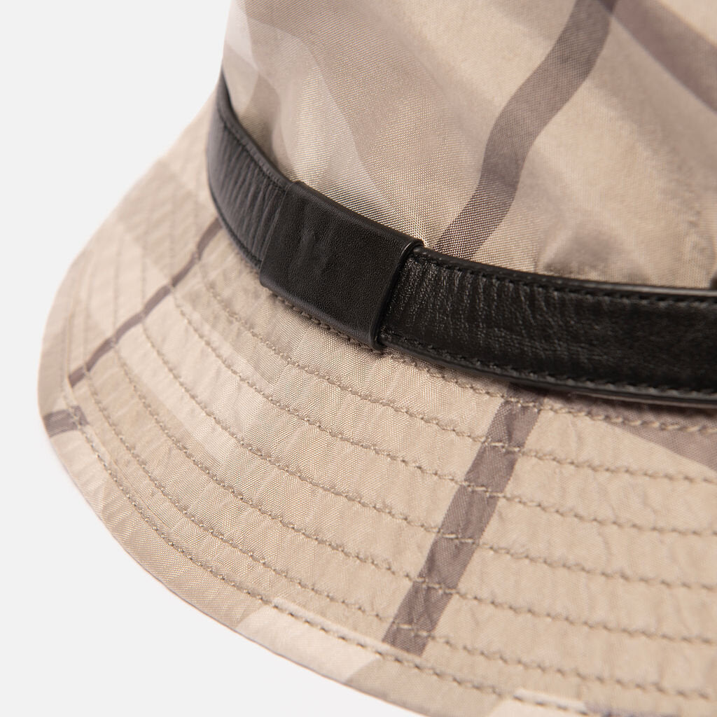 Burberry Check Pattern Bucket Hat