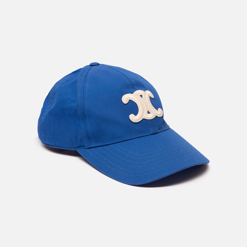 Celine Blue Triomphe Baseball Cap