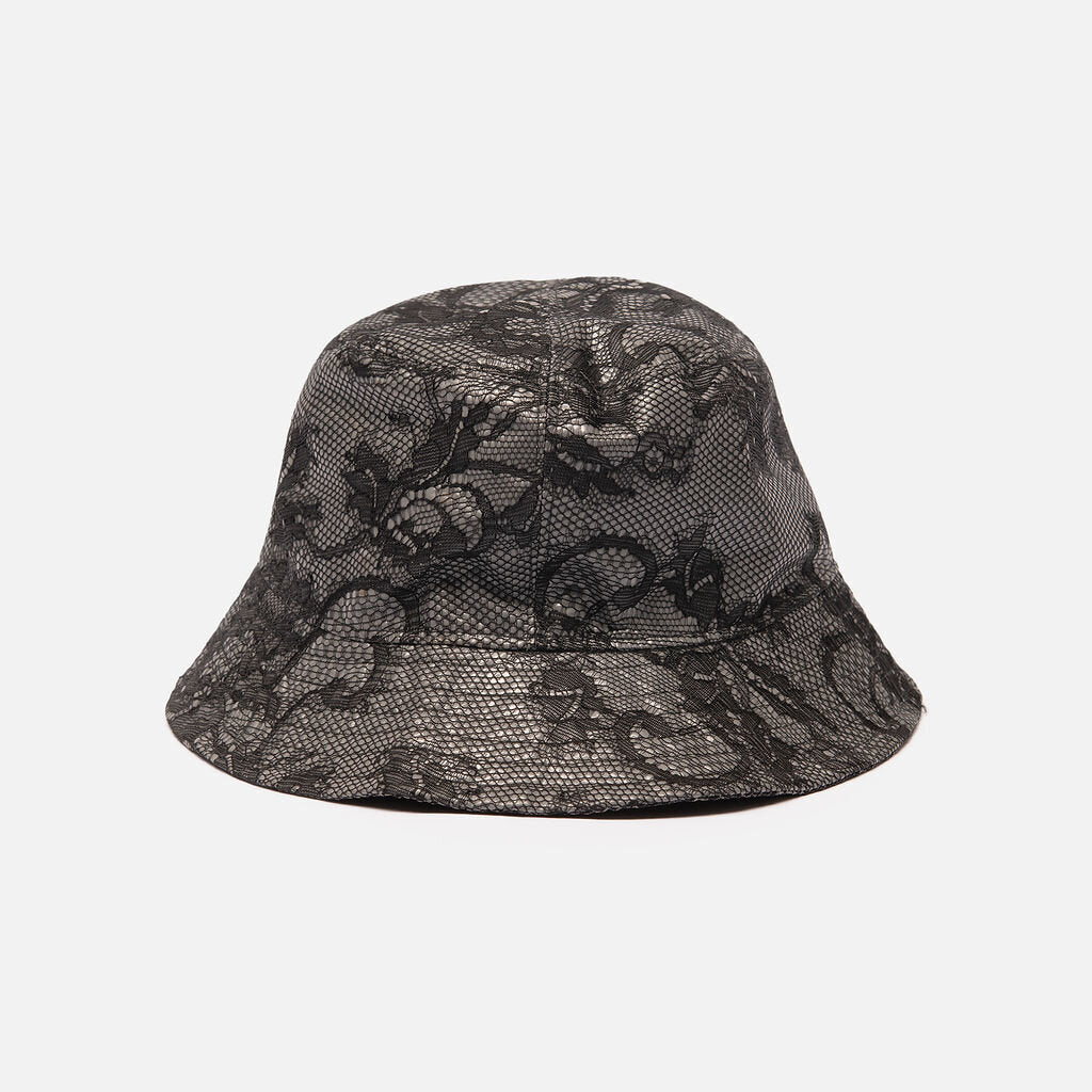 Valentino Black Lace Bucket Hat