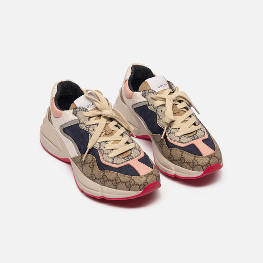 Gucci Logo Canvas Sneakers