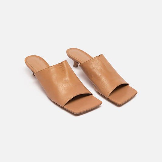 Bottega Veneta Beige Leather Sandal