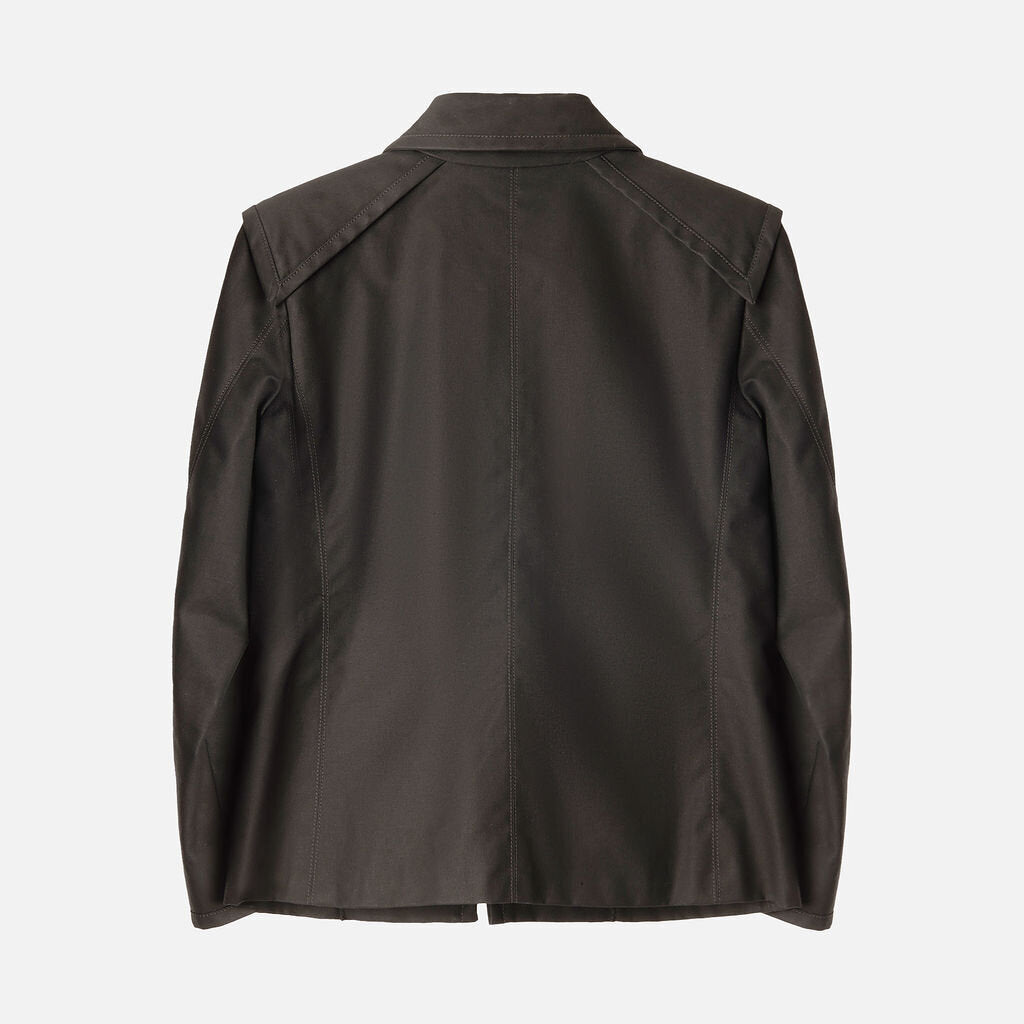 Chanel Black Waxed Cotton Jacket (2020)