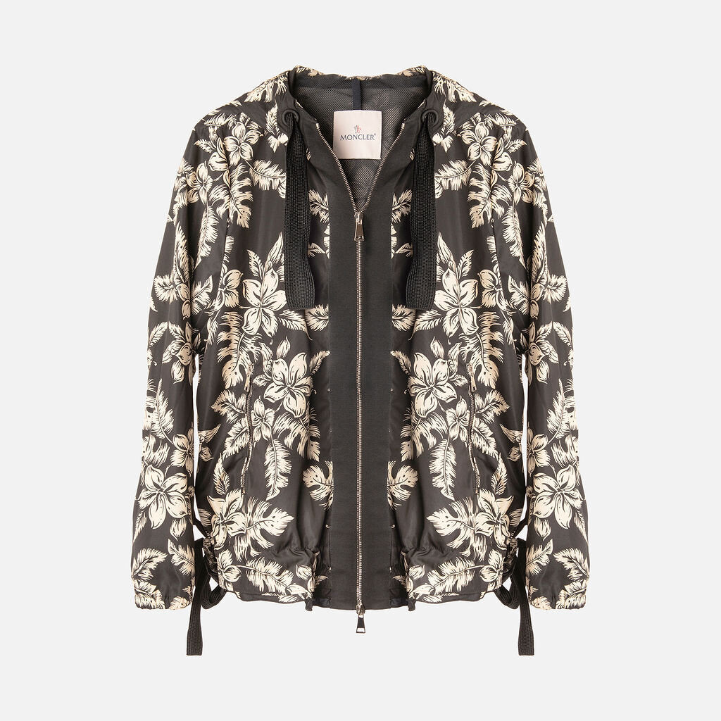 Moncler Black & White Printed Jacket