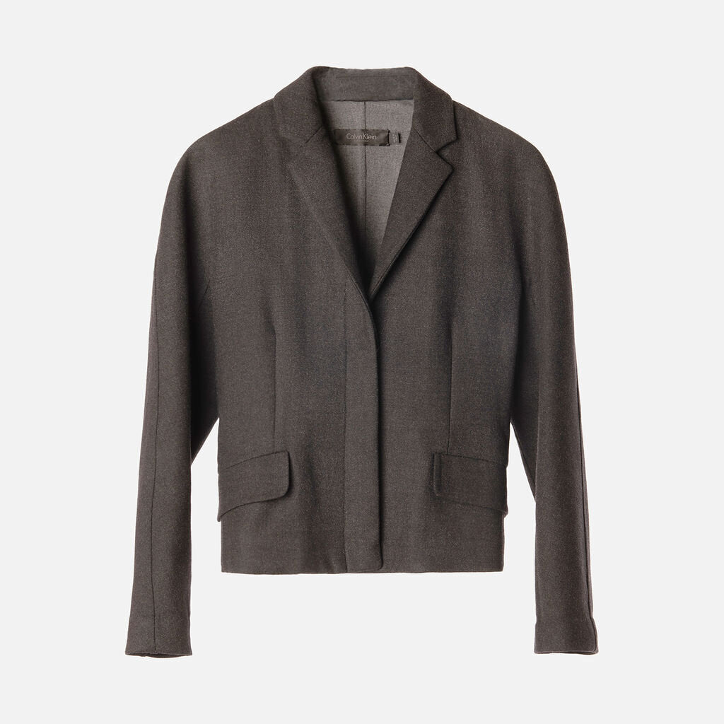 Calvin Klein Collection Charcoal Wool Blazer