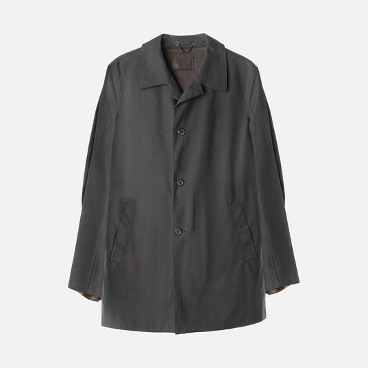 Prada Black Cotton Button Jacket