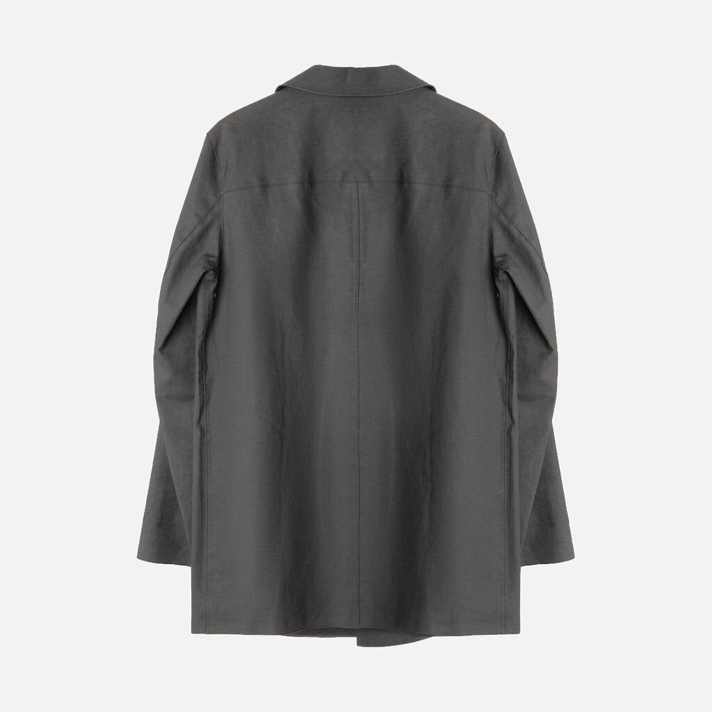 Prada Black Cotton Button Jacket