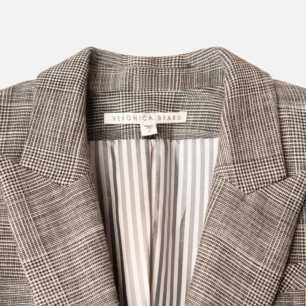 Veronica Beard Grey Viscose Blend Blazer