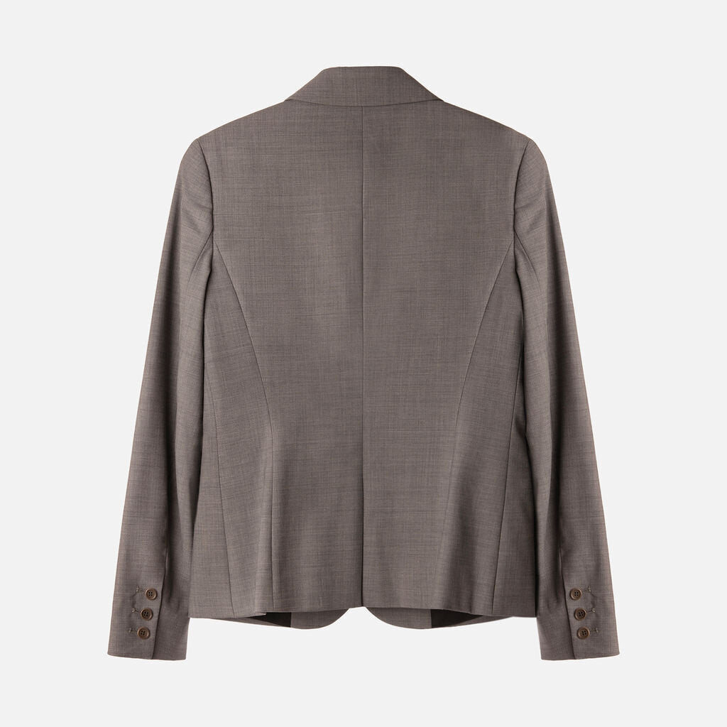 Theory Grey Slim Fit Stretch Wool Pant Set