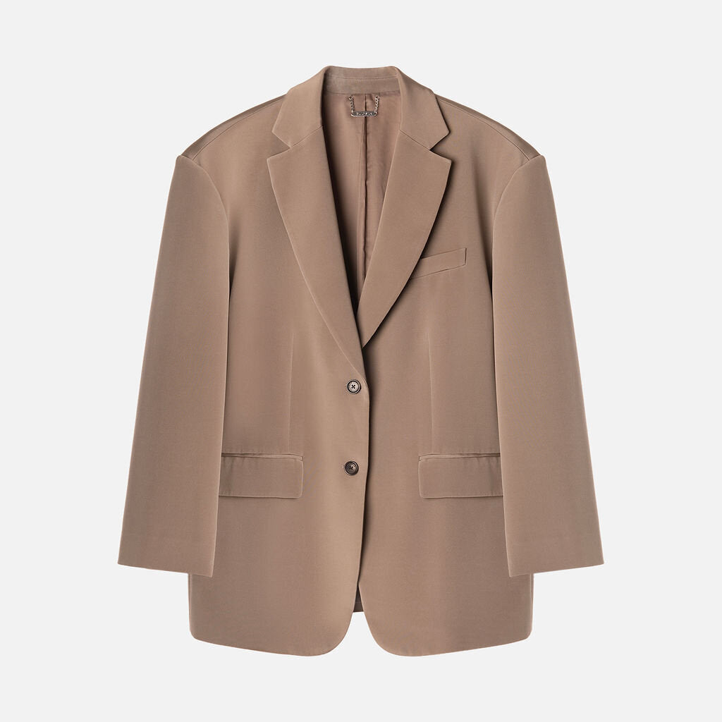 Lily Silk Taupe Silk Suit