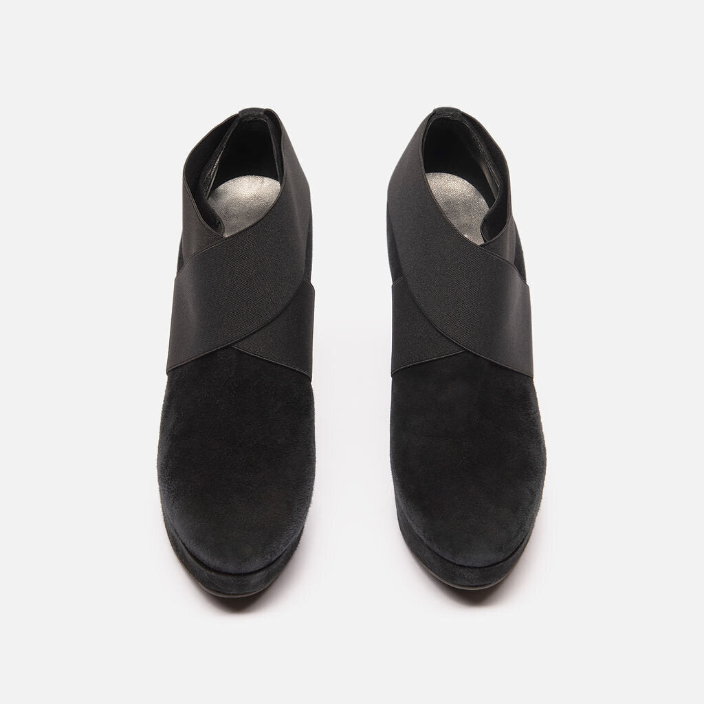 Stuart Weitzman Black Platform Booties