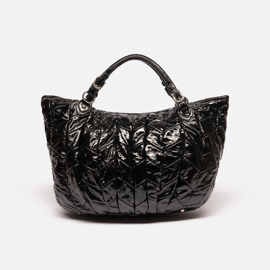 Miu Miu Black Patent Tote
