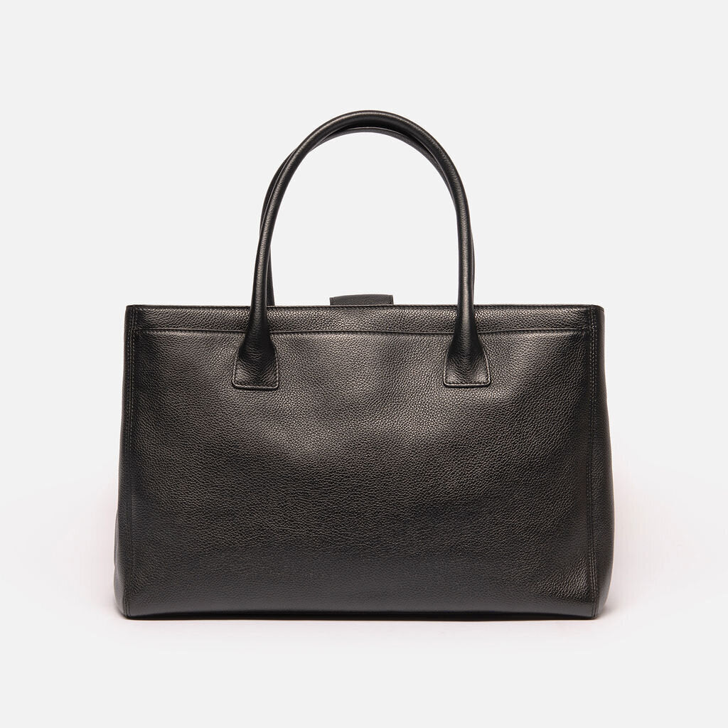 Chanel Black Cerf Tote