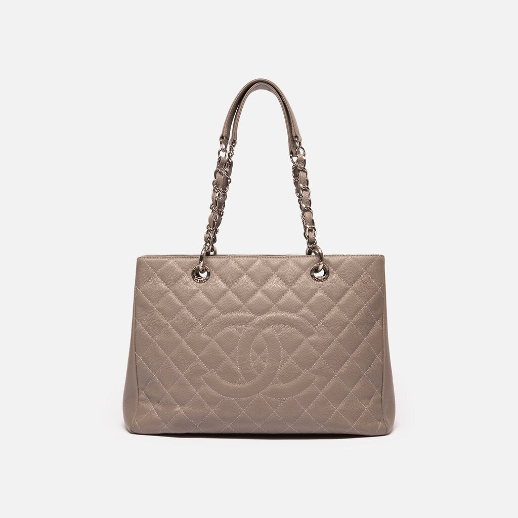 Chanel Gray Caviar GST Tote