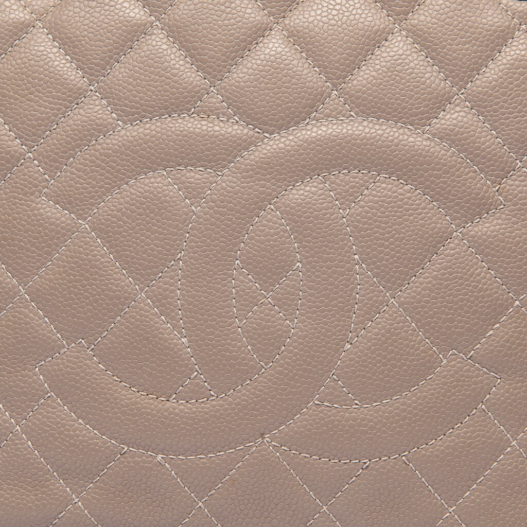 Chanel Gray Caviar GST Tote
