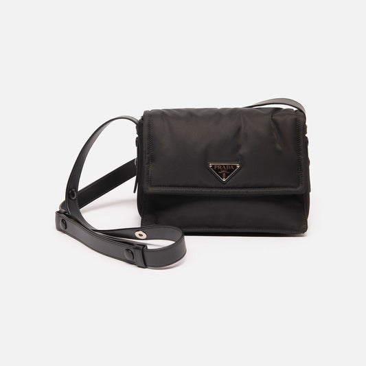 Prada Black Padded Re-Nylon Bag