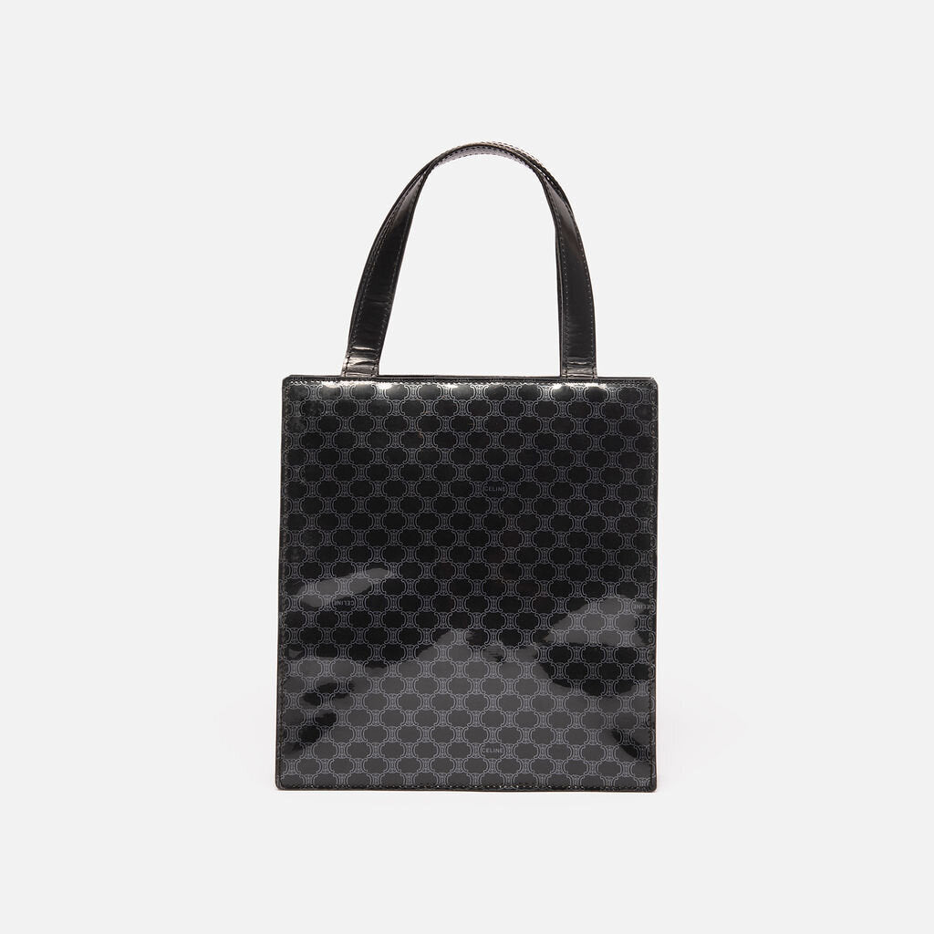 Celine Black Macadam Top Handle Bag