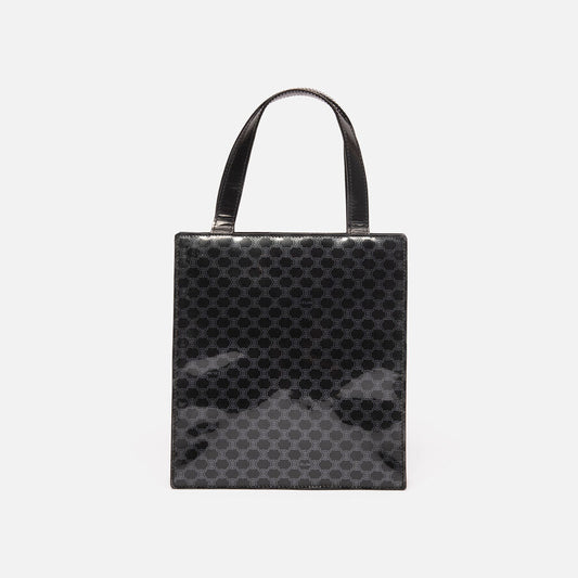 Celine Black Macadam Top Handle Bag