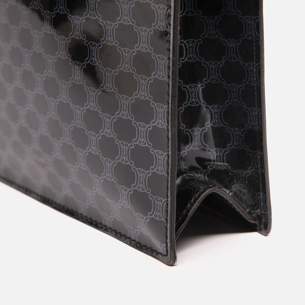 Celine Black Macadam Top Handle Bag