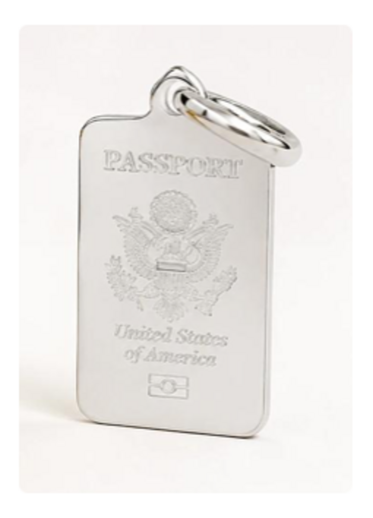 DAINTY ROPE NECKLACE & Charm Passport WG